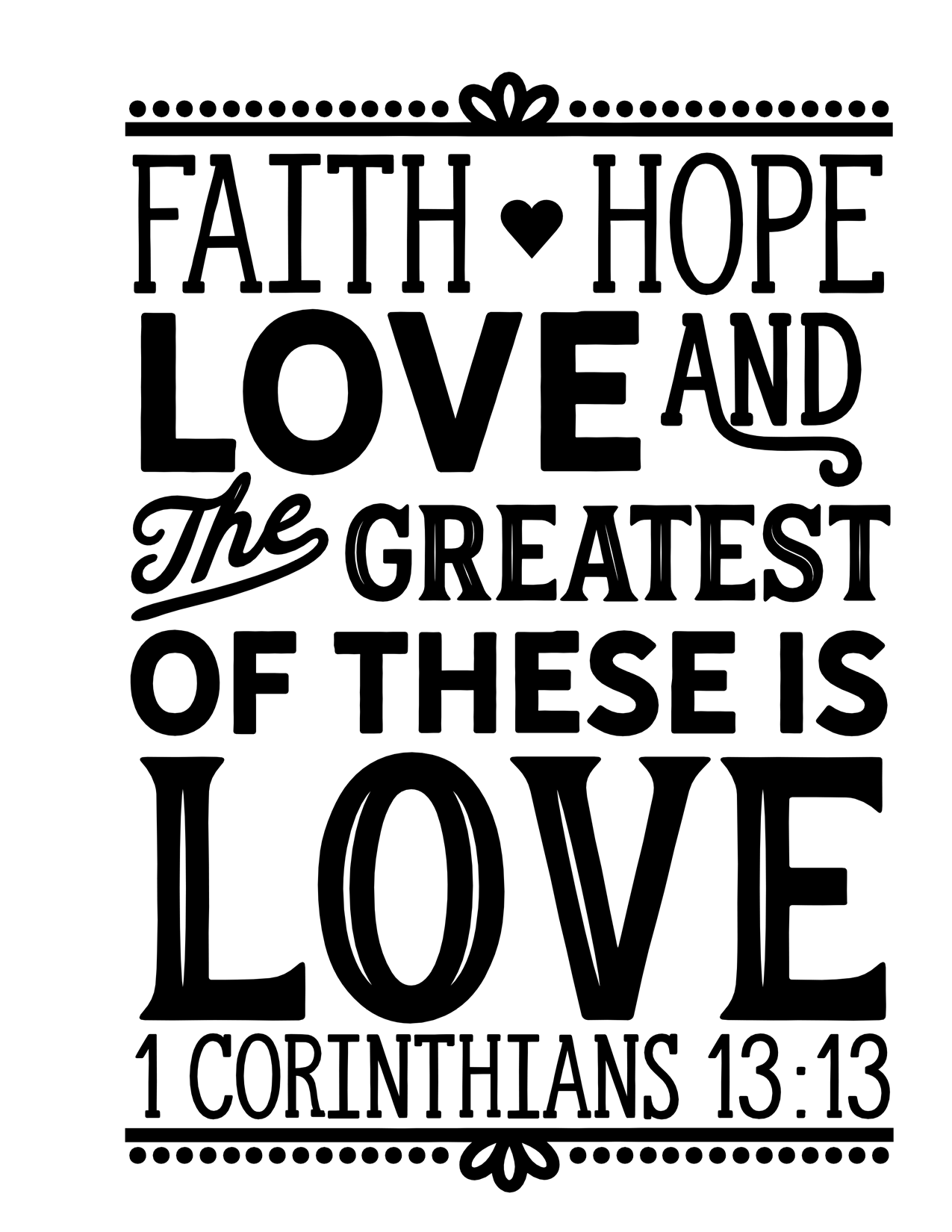 What Are Faith Hope And Love Called