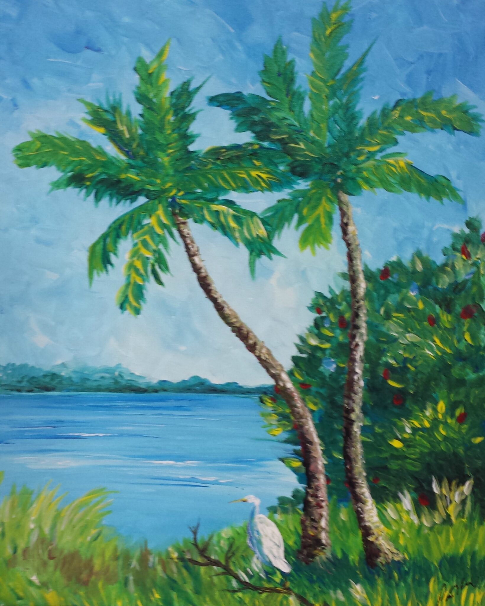 Tropical Breeze Painting - Palette and Pub