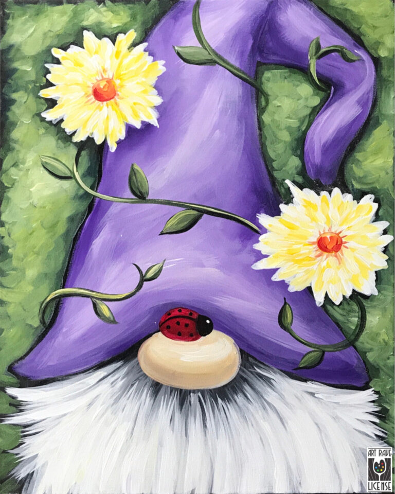 Garden Gnome Painting - Palette and Pub